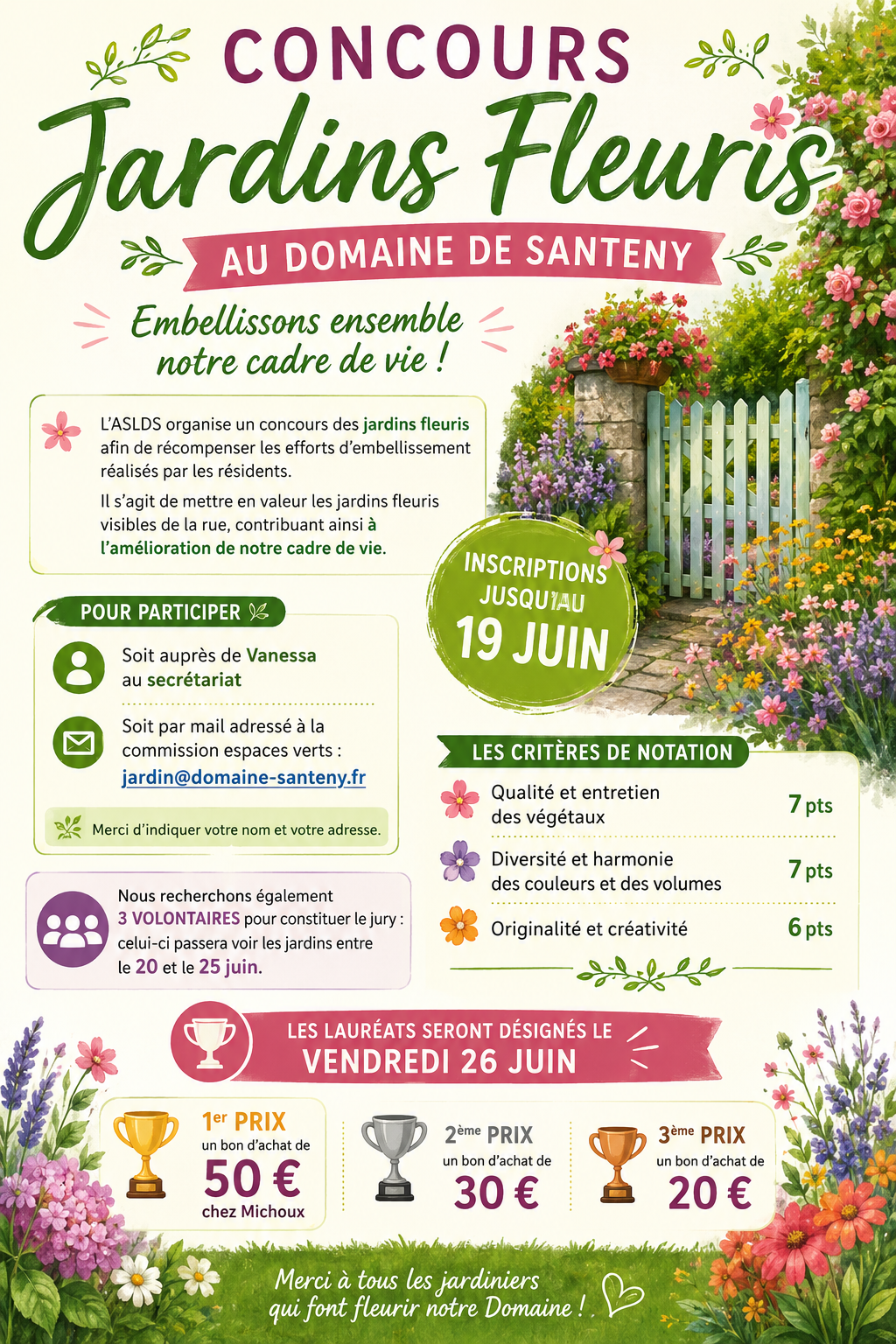 Concours des Jardins Fleuris