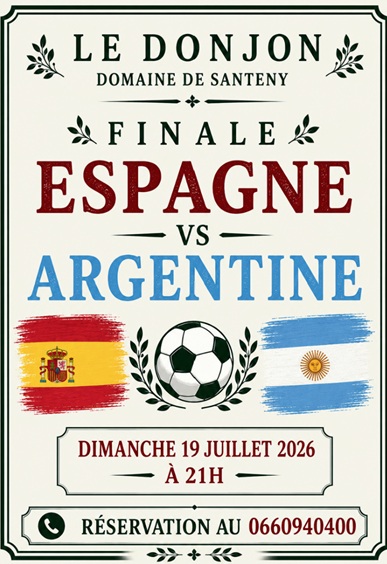 Finale Espagne - Argentine au Club House